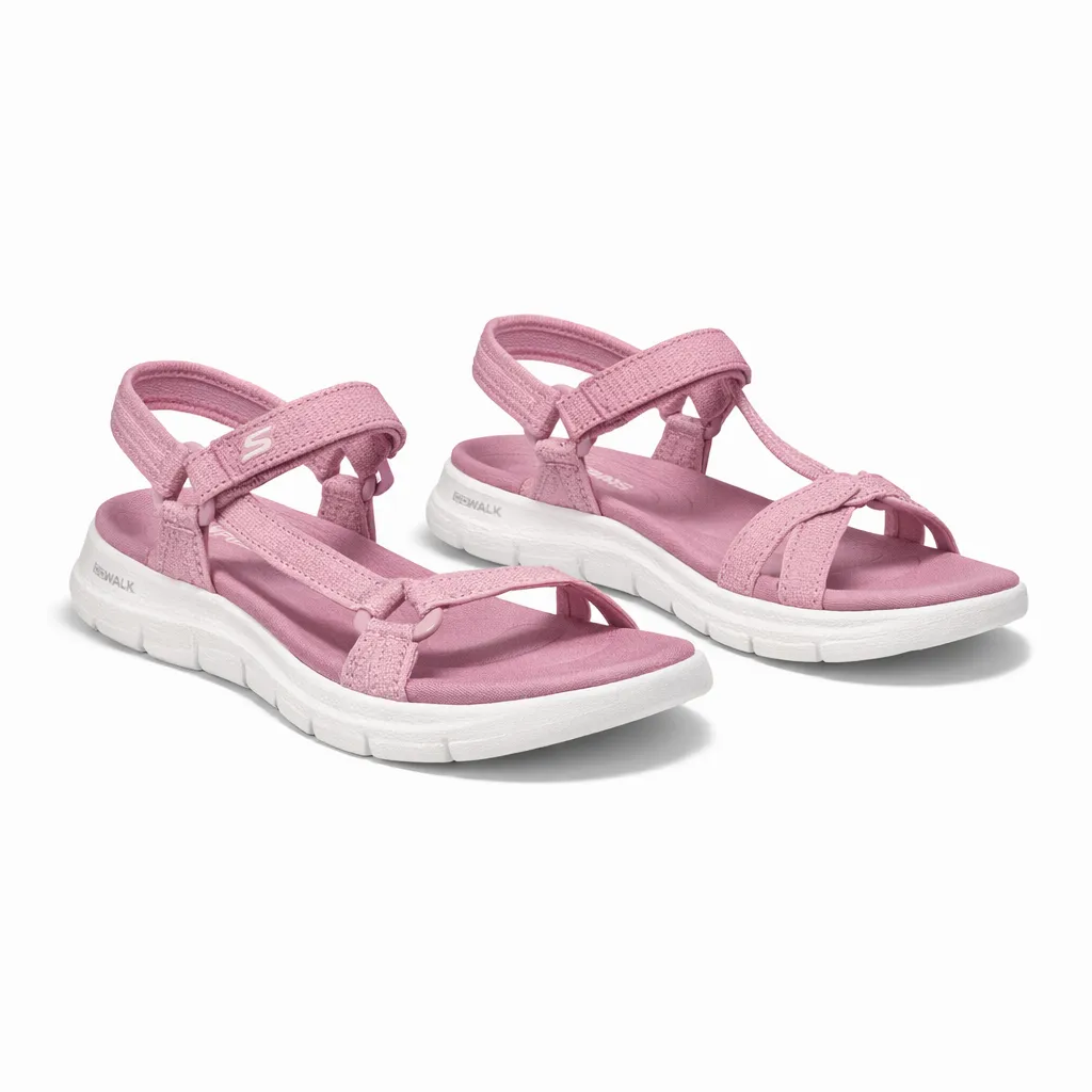 Skechers GO WALK FLEX SANDAL - SUBLIME Womens Ankle Strap Sandals Mauve/Pink sold by Shuperb product image thumbnail 2