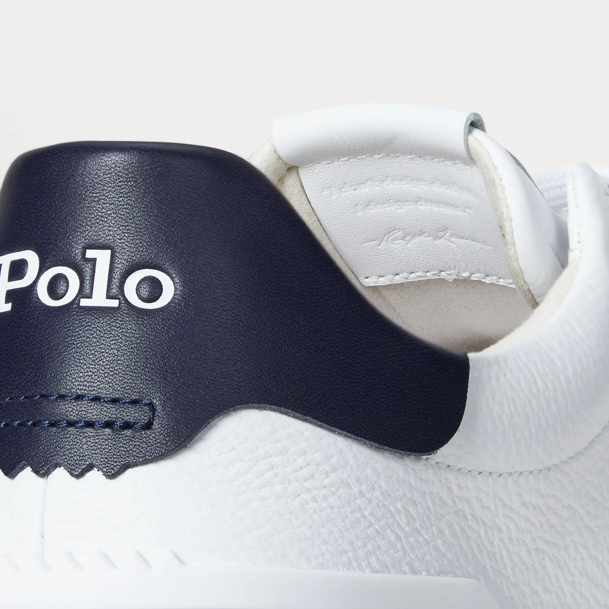 Polo Ralph Lauren RLITE COURT Mens Casual Trainers White/Navy sold by Shuperb product image thumbnail 5