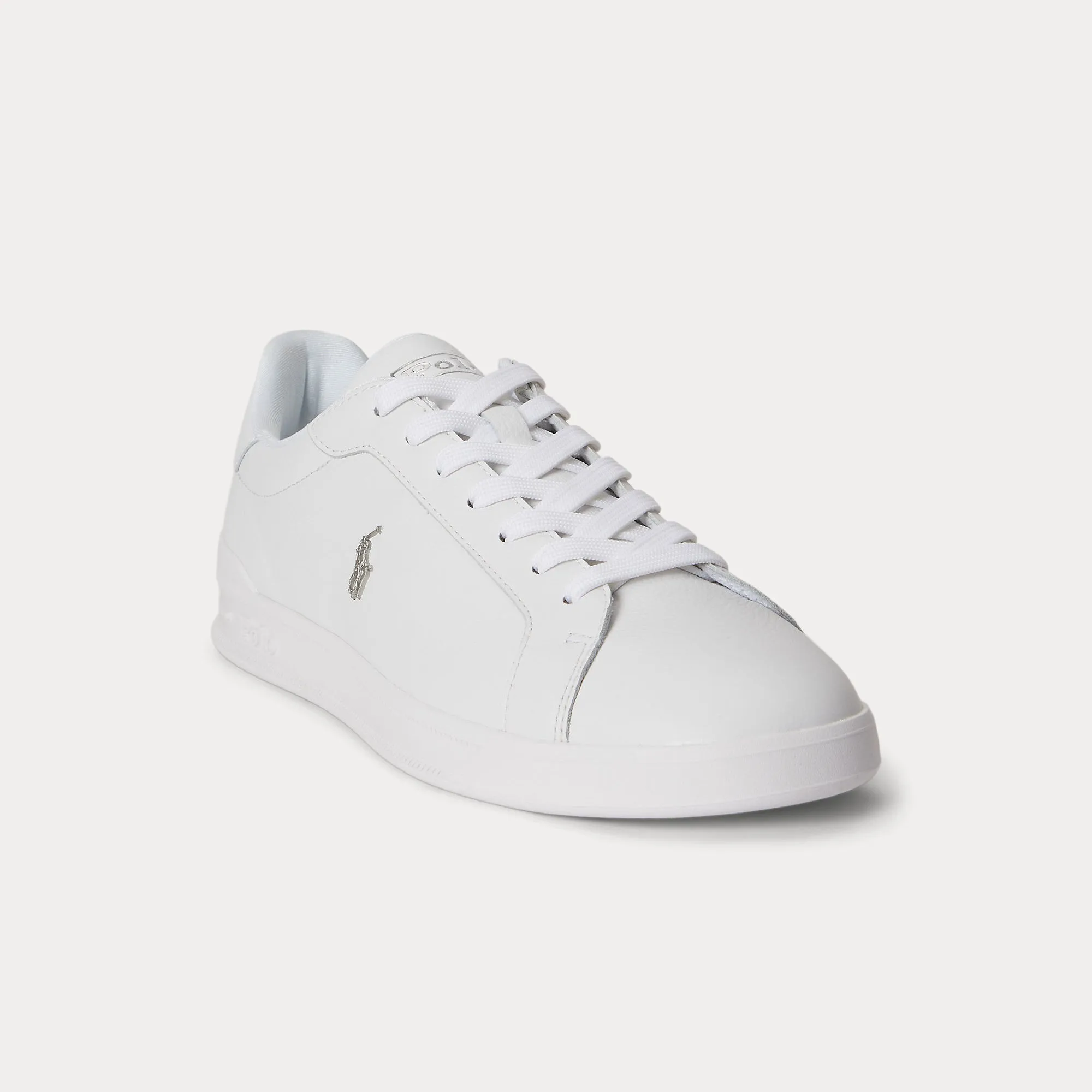 Polo Ralph Lauren HRT CRT II Mens Court Trainers White/Silver sold by Shuperb product image thumbnail 4
