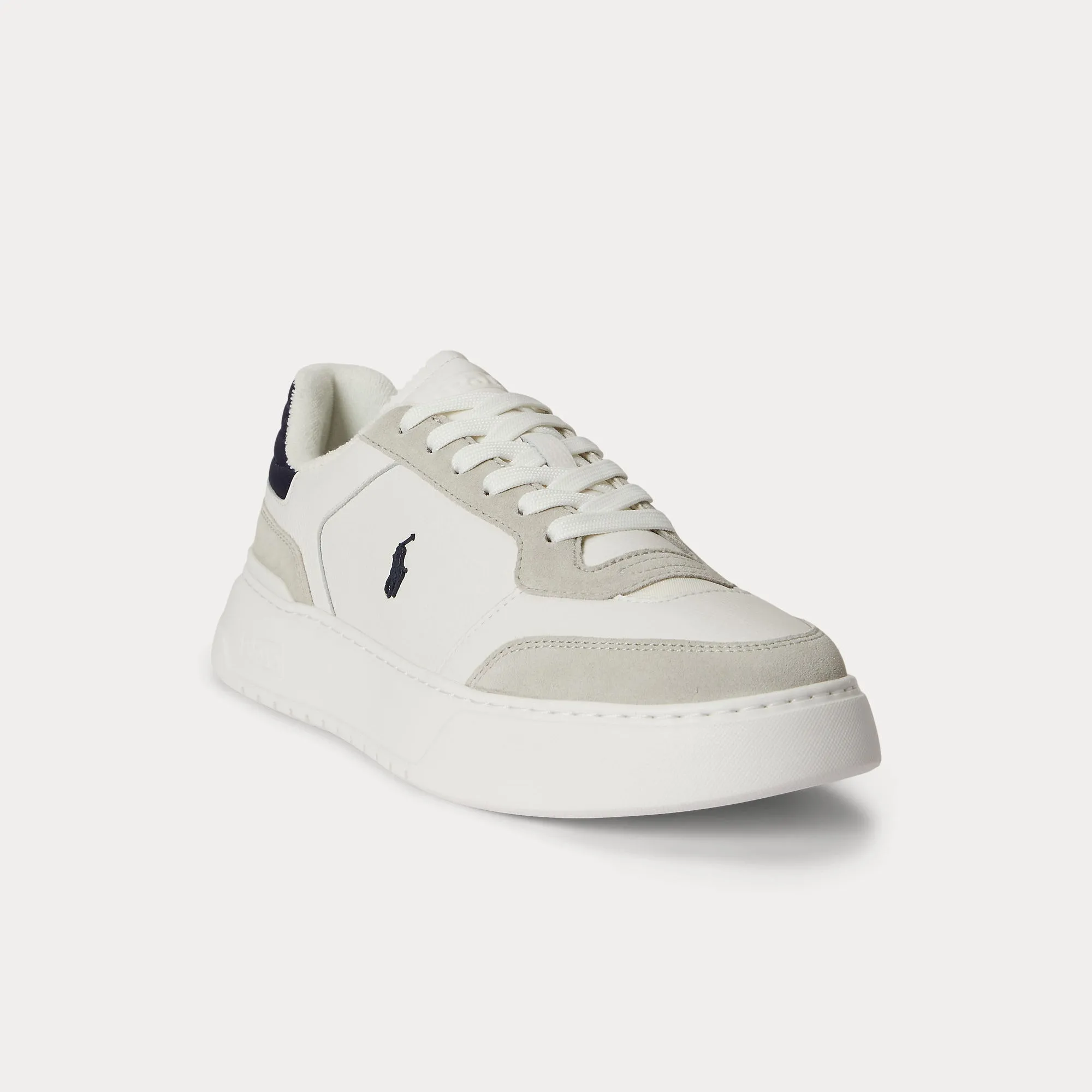 Polo Ralph Lauren RLITE SPORT Mens Casual Trainers Off White/Navy sold by Shuperb product image thumbnail 4