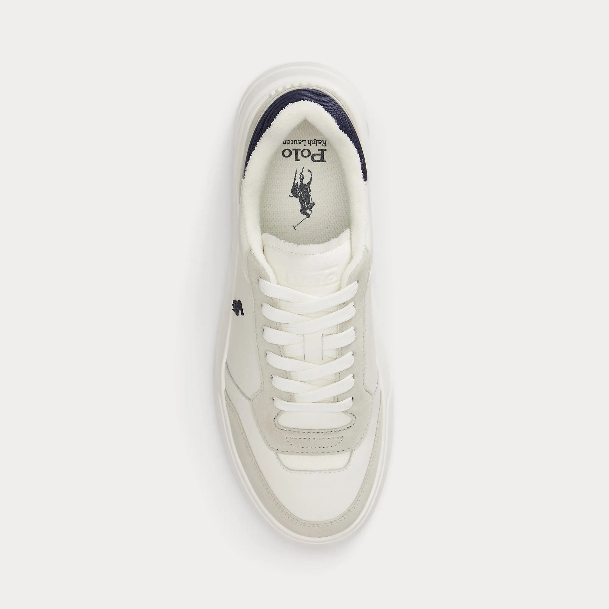Polo Ralph Lauren RLITE SPORT Mens Casual Trainers Off White/Navy sold by Shuperb product image thumbnail 2