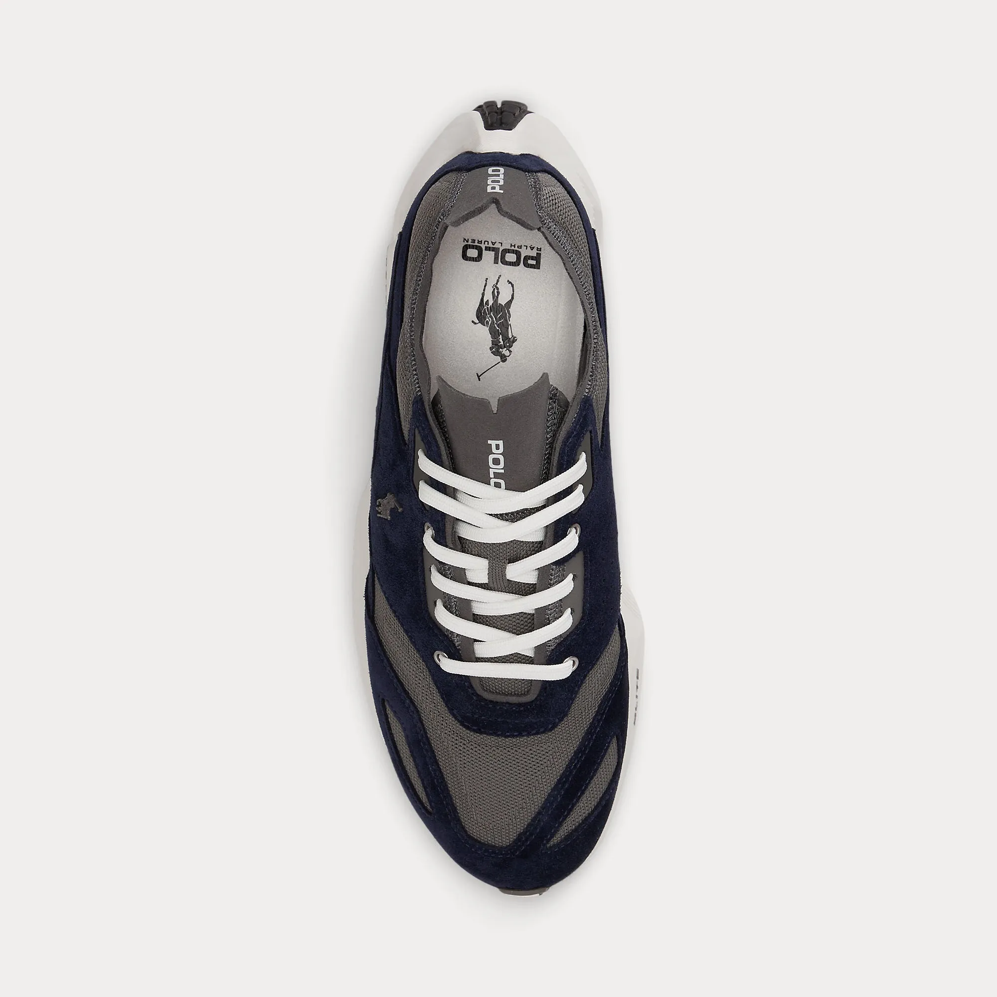 Polo Ralph Lauren BOERUM KNIT Mens Casual Trainers Hunter Navy/Dark Metal sold by Shuperb product image thumbnail 3