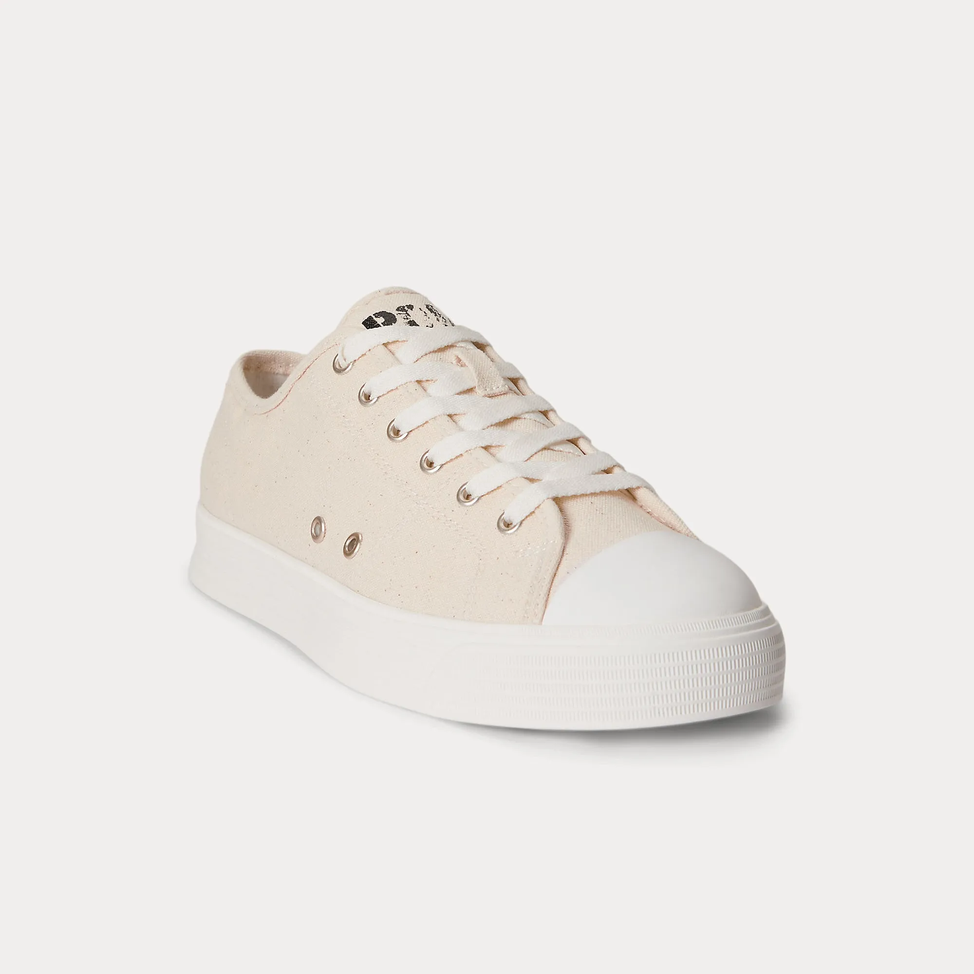 Polo Ralph Lauren AYERS LOW Mens Canvas Trainers Cream sold by Shuperb product image thumbnail 4