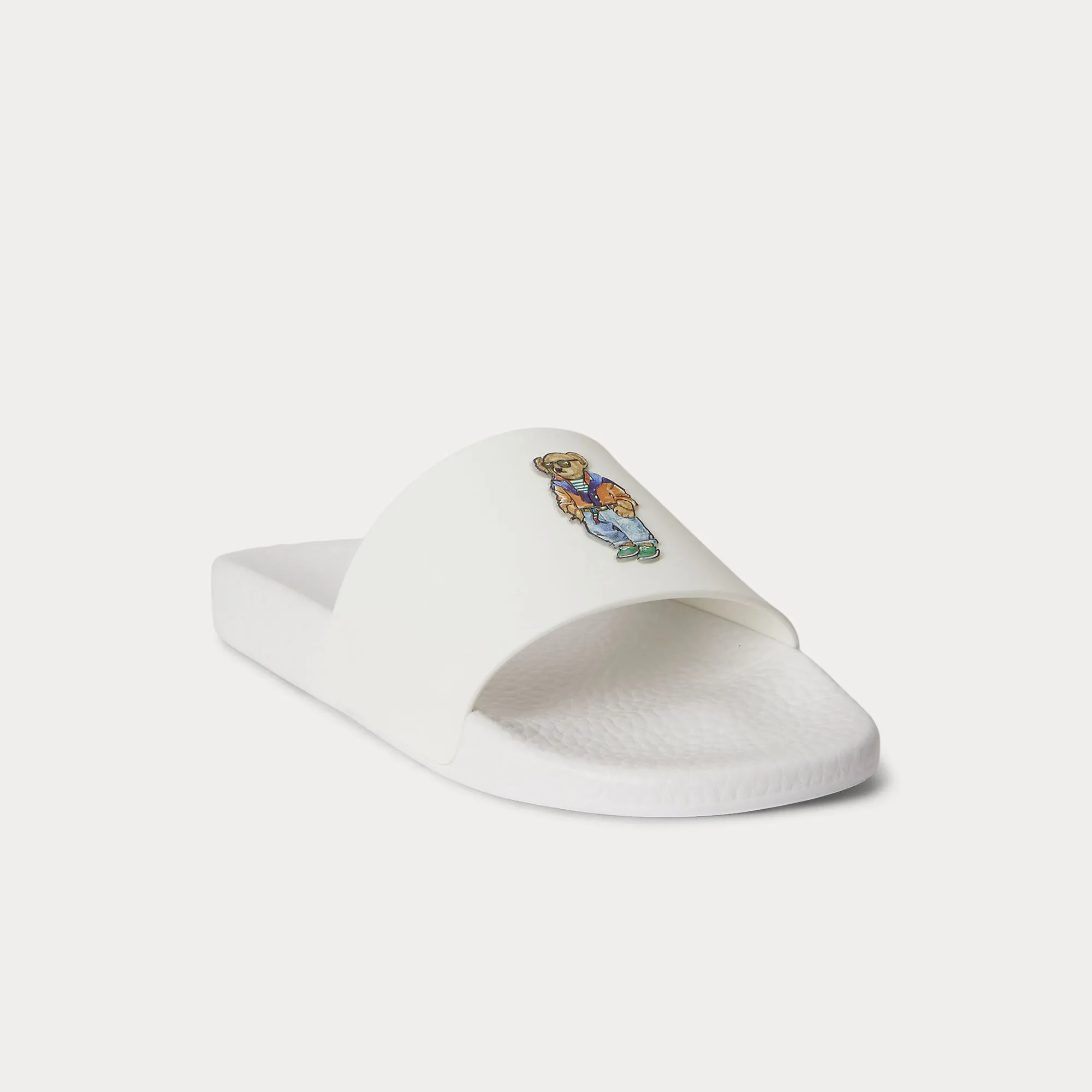 Polo Ralph Lauren POLO SLIDE Mens Sliders White Beach Shop Bear sold by Shuperb product image thumbnail 2