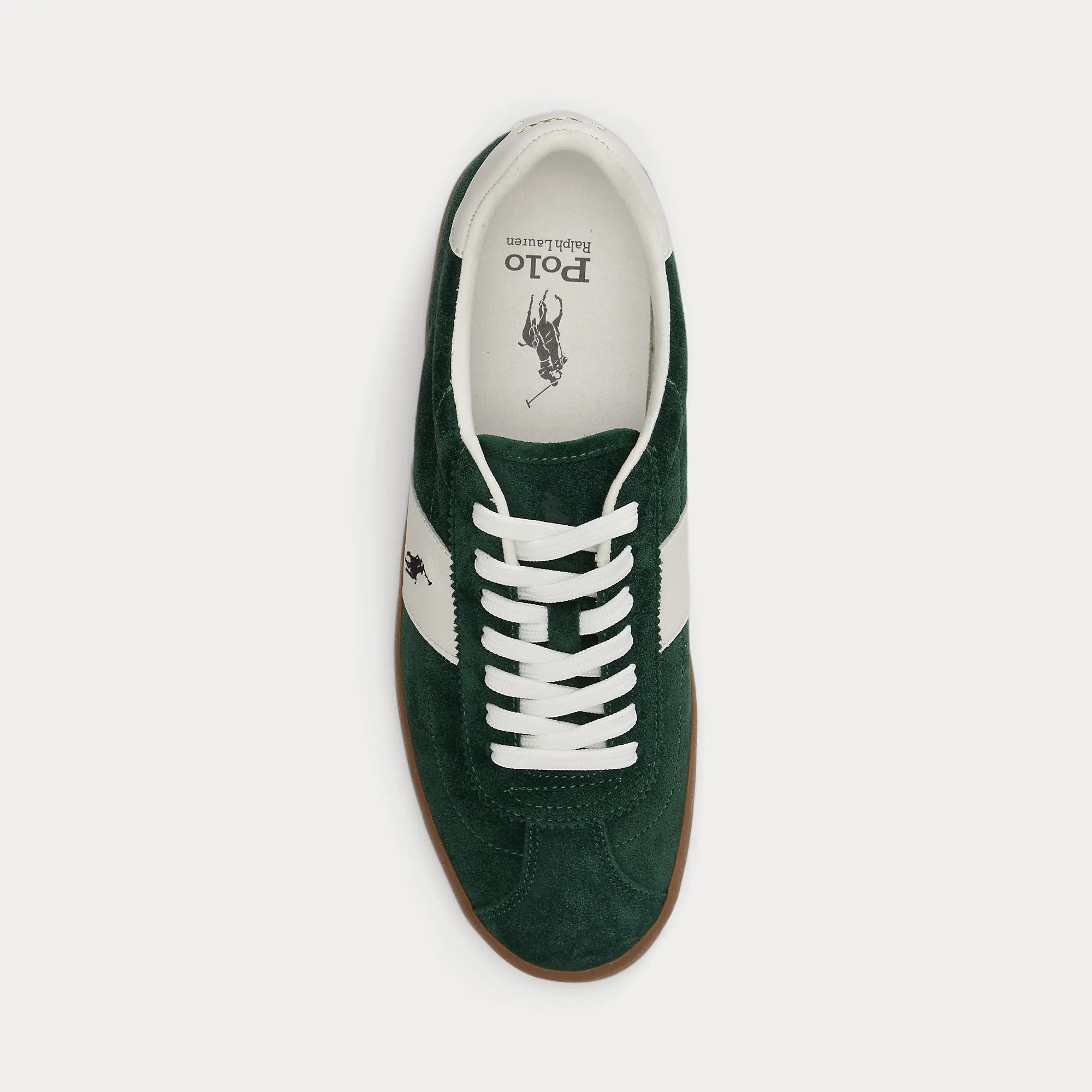 Polo Ralph Lauren COURT VLC PP Mens Court Trainers Forest/Deckwash White sold by Shuperb product image thumbnail 3