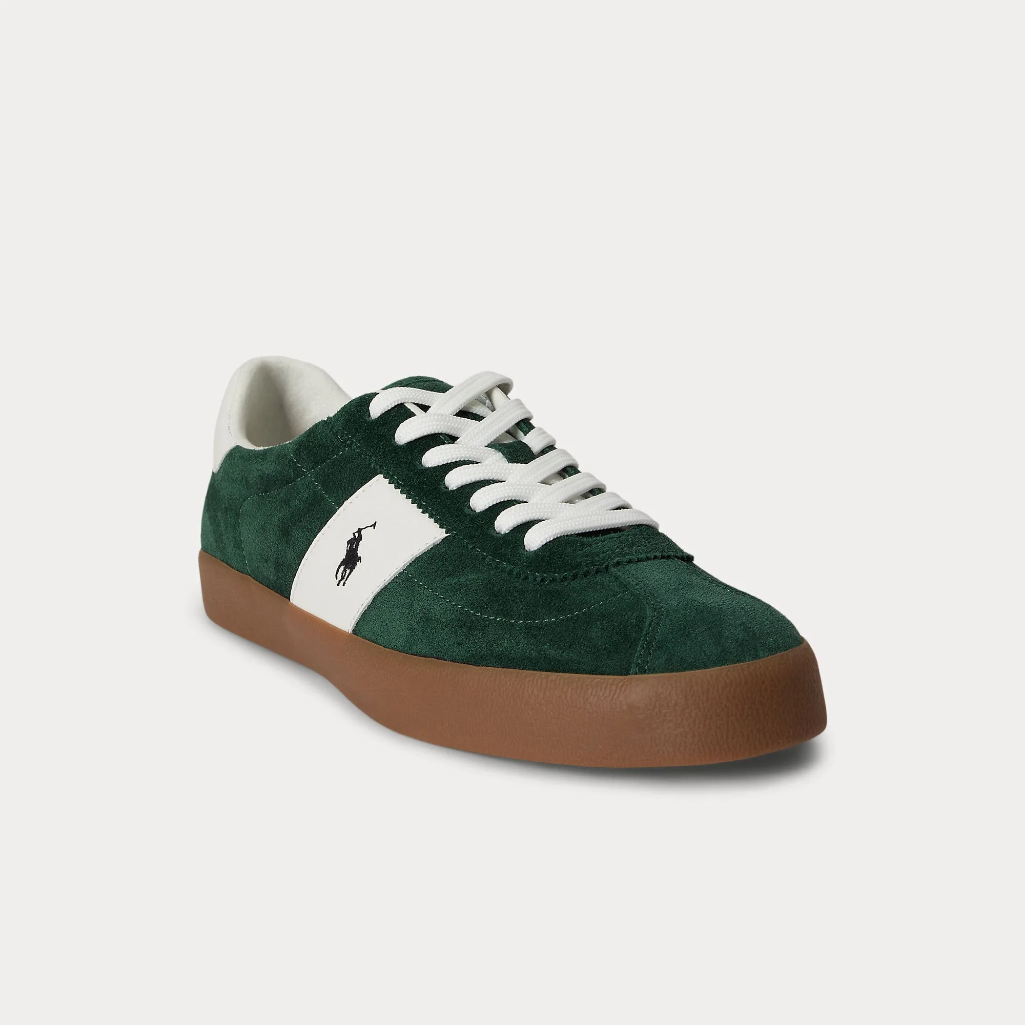 Polo Ralph Lauren COURT VLC PP Mens Court Trainers Forest/Deckwash White sold by Shuperb product image thumbnail 2