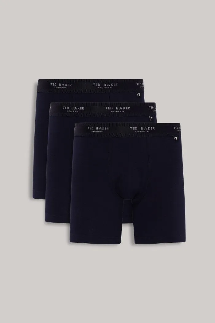 3-Pack Cotton Boxer Brief Mens Boxer Briefs Navy sold by Shuperb