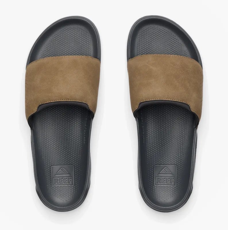 Reef TAILSLIDE Mens Sliders Grey/Tan made by Reef