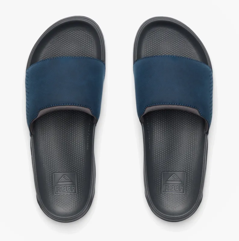 Reef TAILSLIDE Mens Sliders Grey/Navy made by Reef