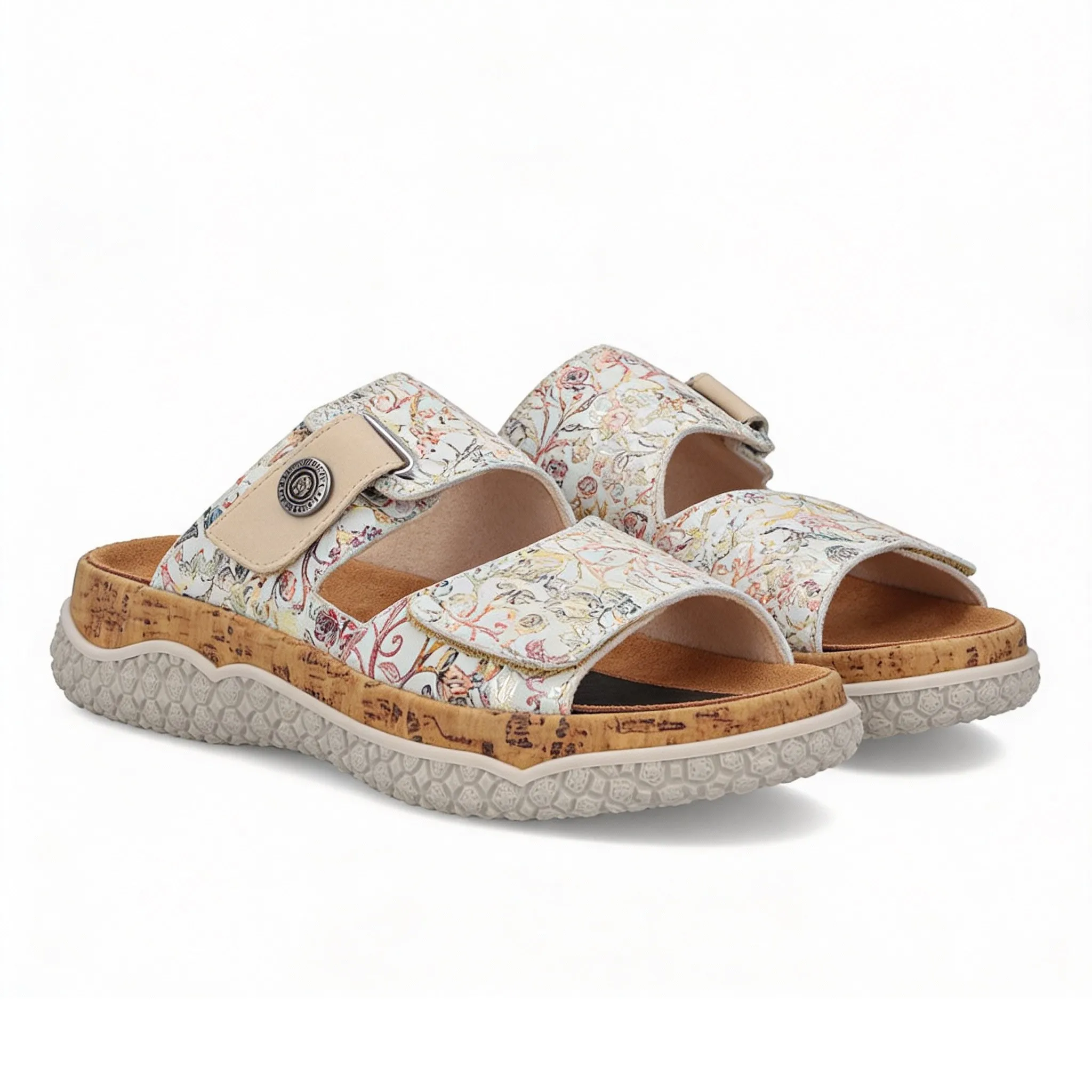 Rieker V0300 Womens Cross Strap Sandals Multi sold by Shuperb product image thumbnail 2