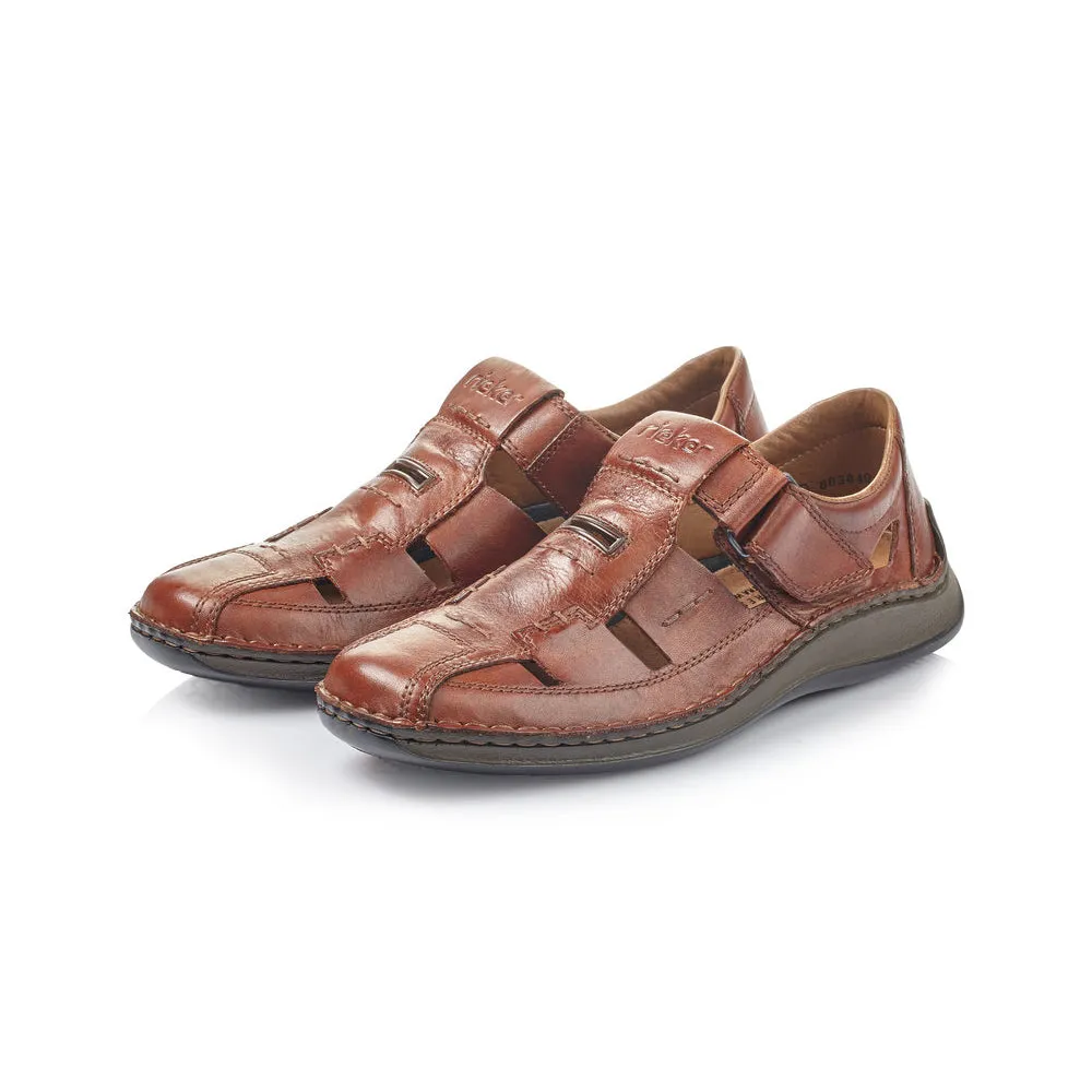 Rieker 05284 Mens Fisherman Sandals Brown sold by Shuperb product image thumbnail 3