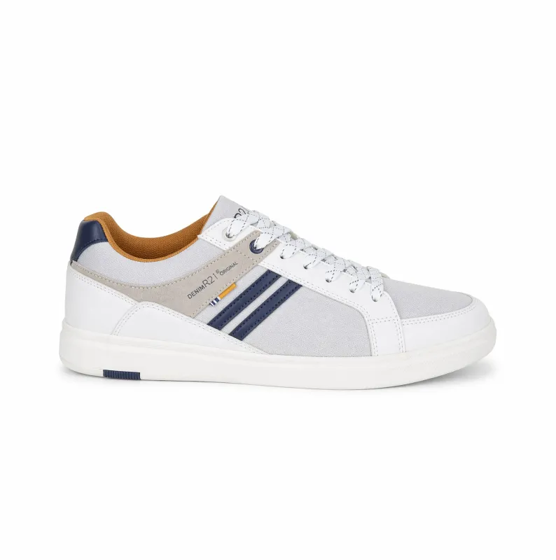 R21 Original M563 Mens Casual Shoes Grey/White made by Shuperb