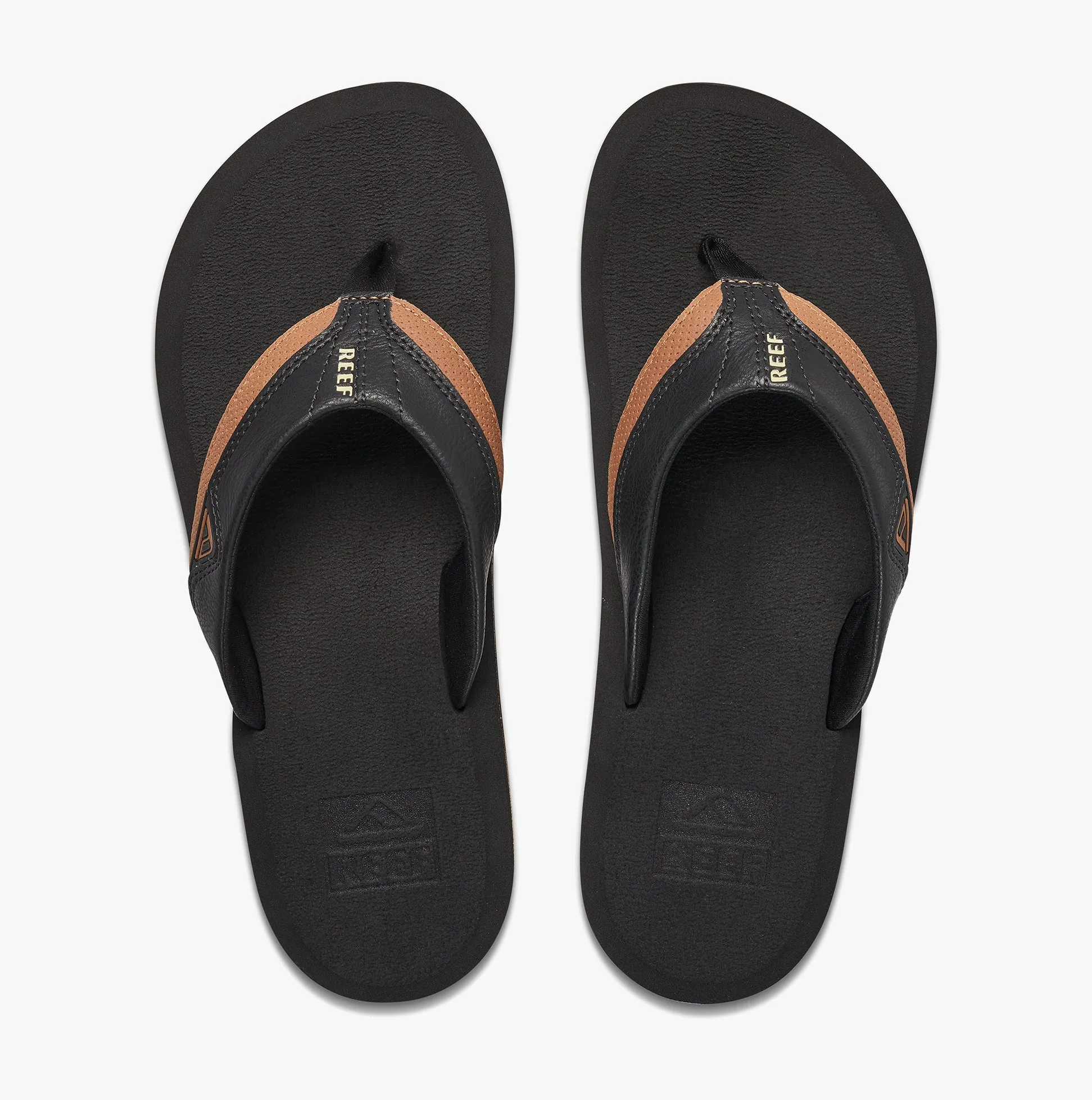 Reef CUSHION DAWN Mens Toe-Post Sandals Black/Tan sold by Shuperb product image thumbnail 5