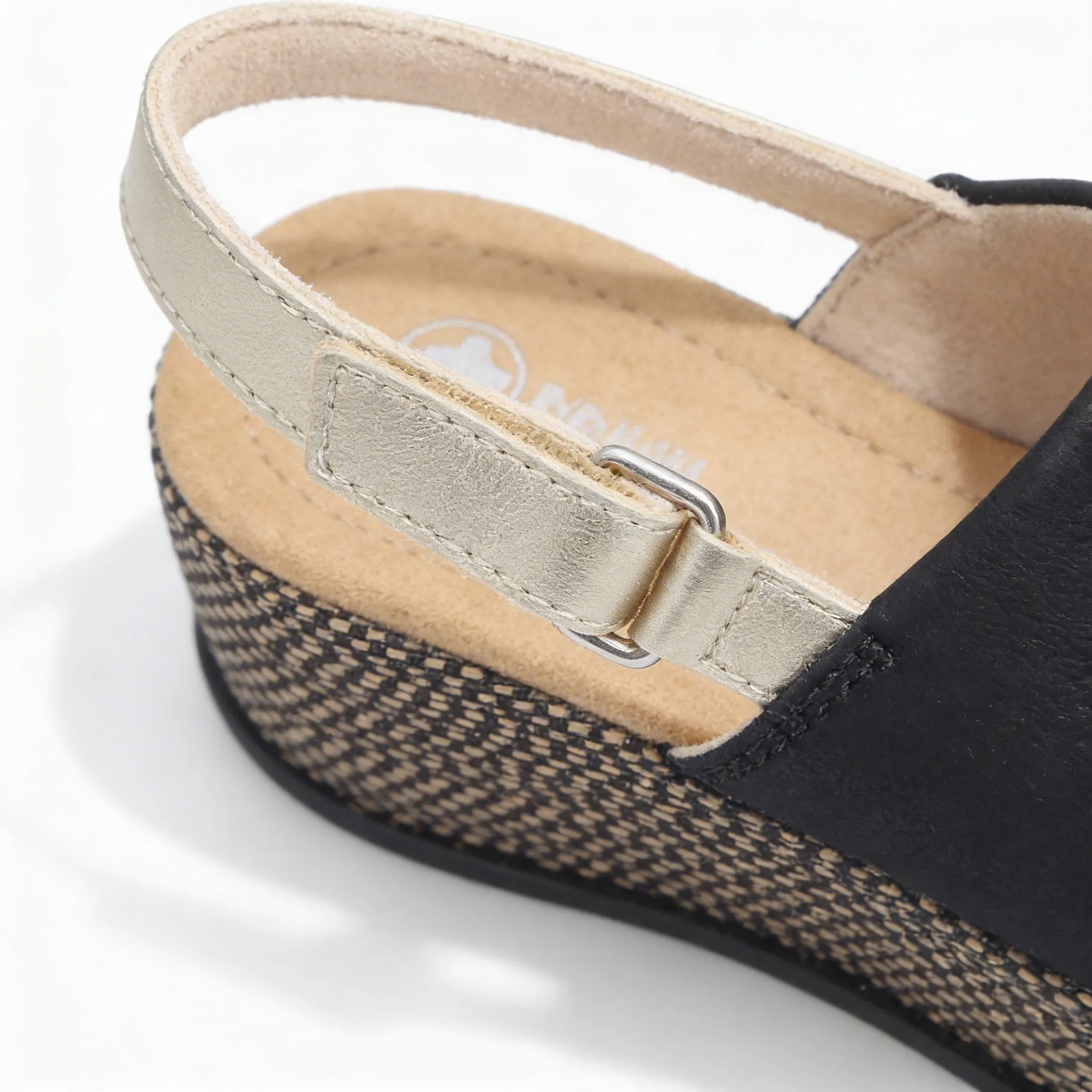Rieker 69460 Womens Slingback Sandals Black sold by Shuperb product image thumbnail 5