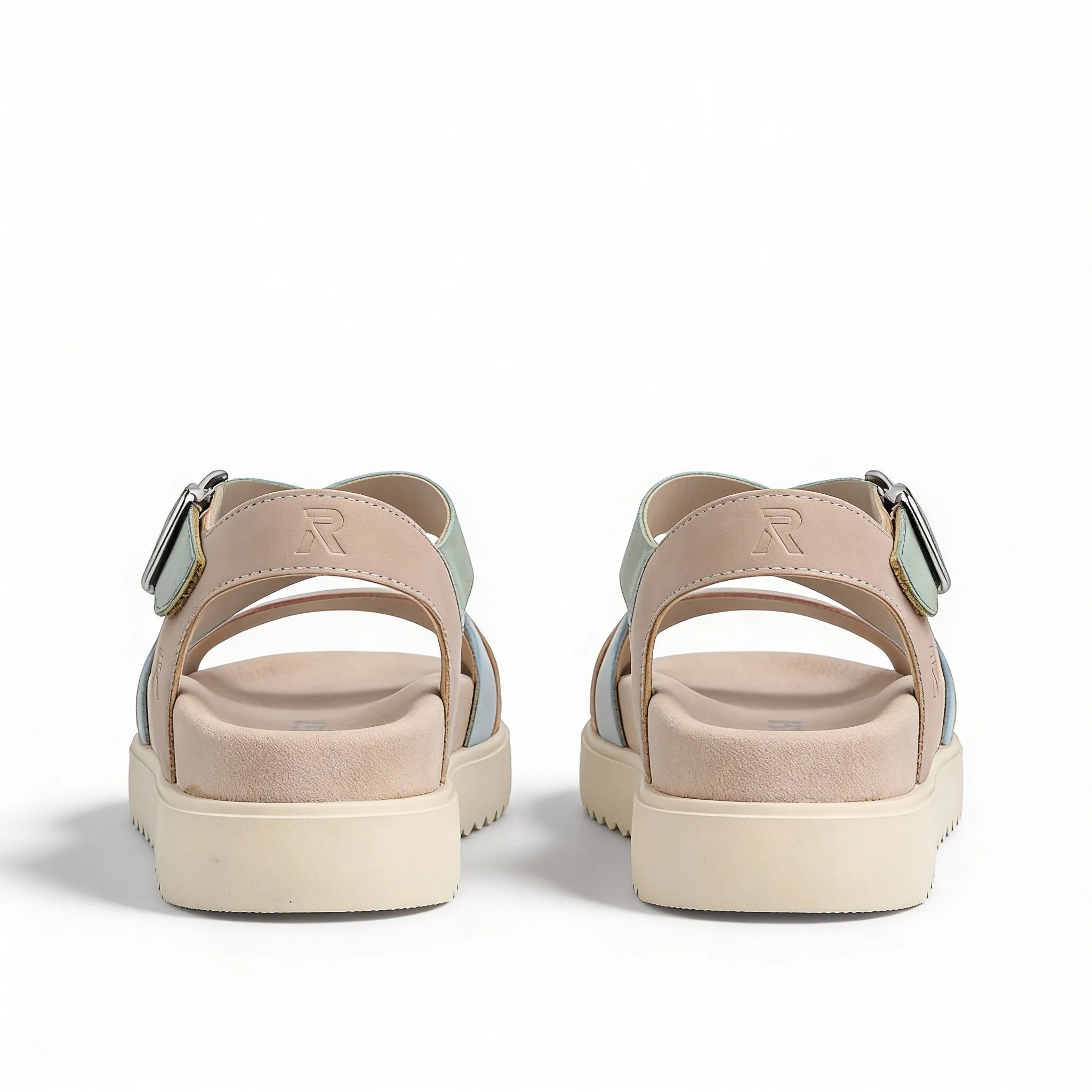 Rieker V5663 Womens Ankle Strap Sandals Beige Multi sold by Shuperb product image thumbnail 5