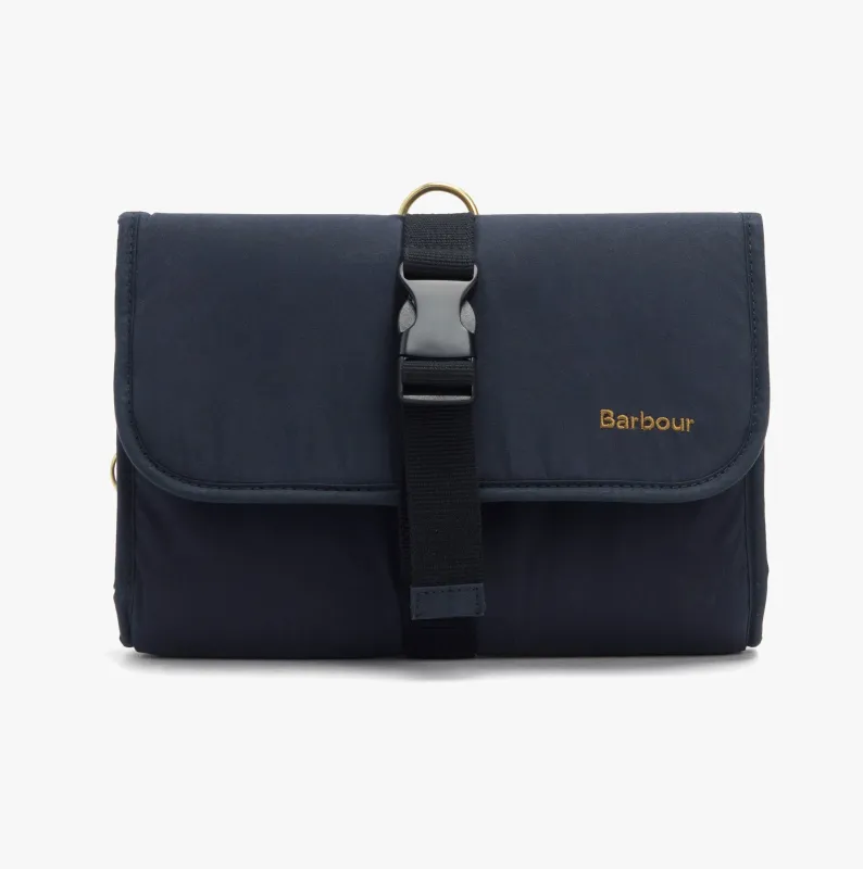 Barbour TRANSPORT Mens Wash Bag Navy made by Barbour