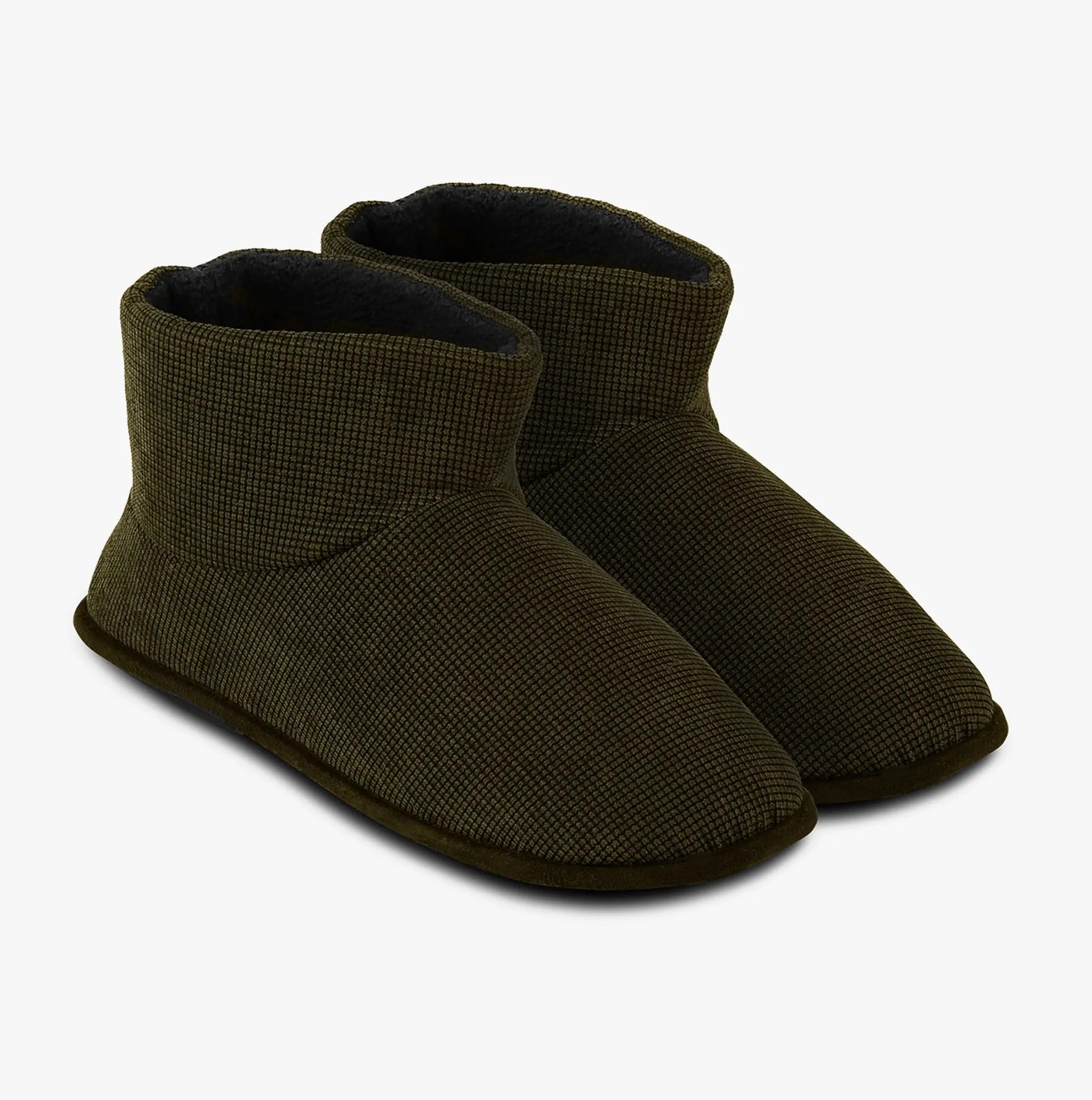 TEXTURED CORD Mens Boot Slippers Khaki sold by Shuperb product image thumbnail 2