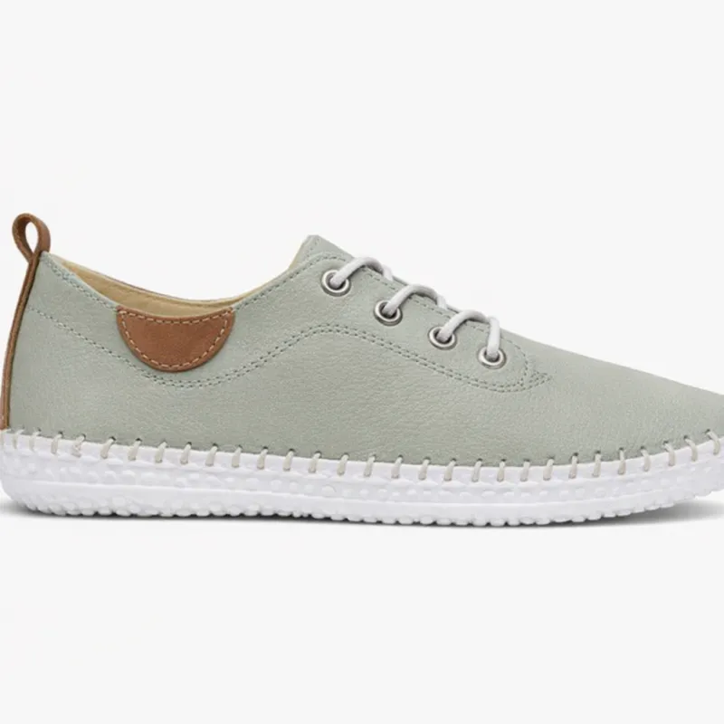 Mod Comfys GWEN Womens Casual Shoes Mint Green made by Shuperb