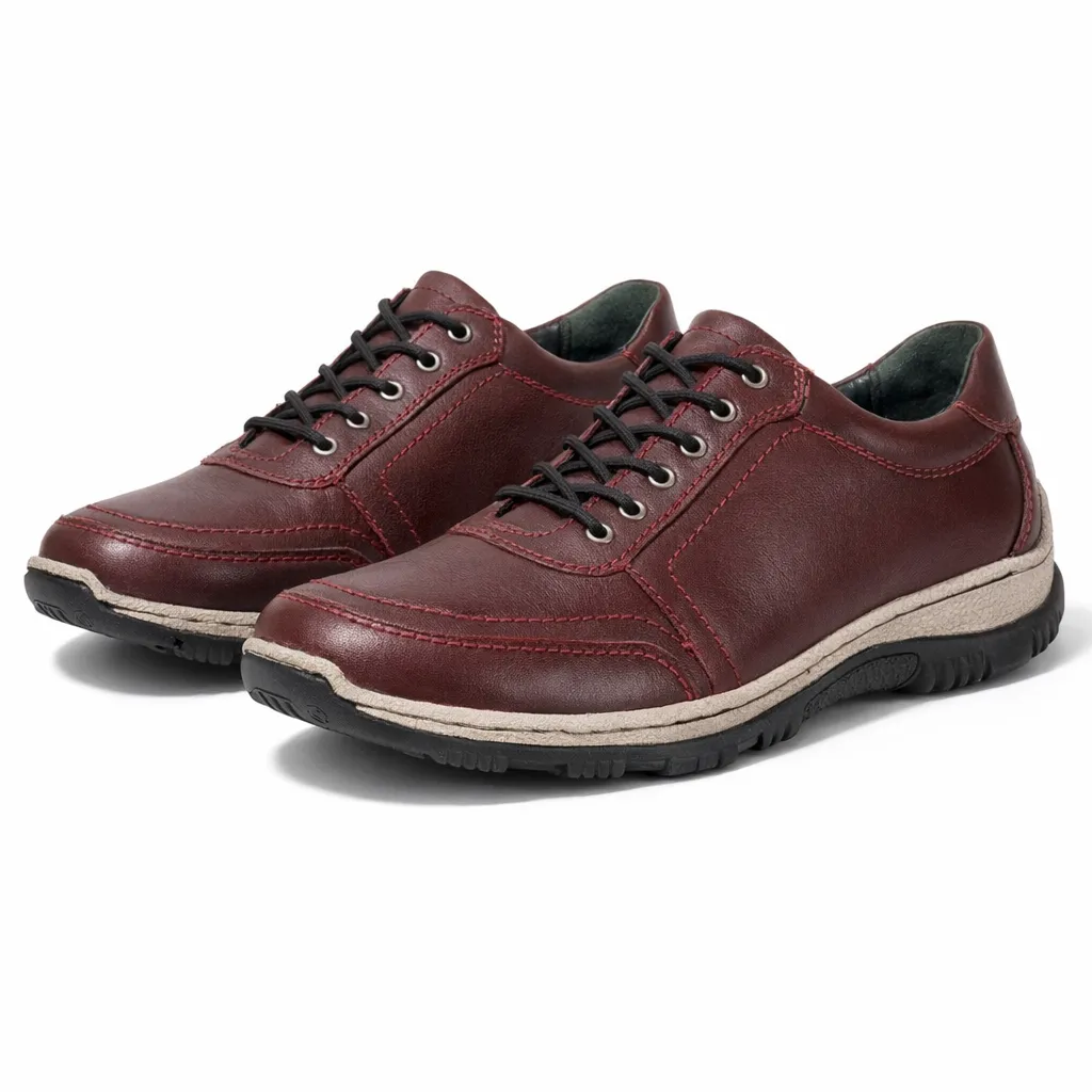 Mod Comfys GRACE Womens Casual Shoes Burgundy sold by Shuperb product image thumbnail 3