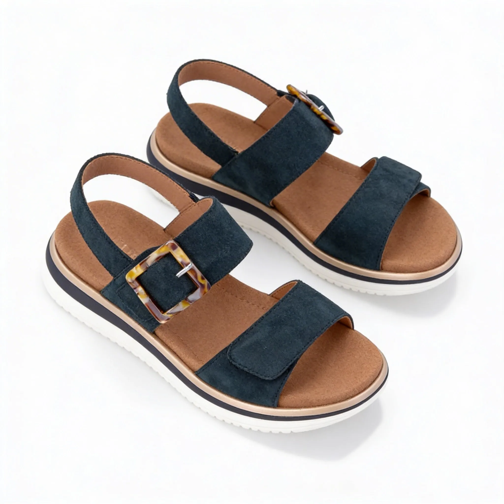 Remonte D1J62 Womens Ankle Strap Sandals Blue sold by Shuperb product image thumbnail 3