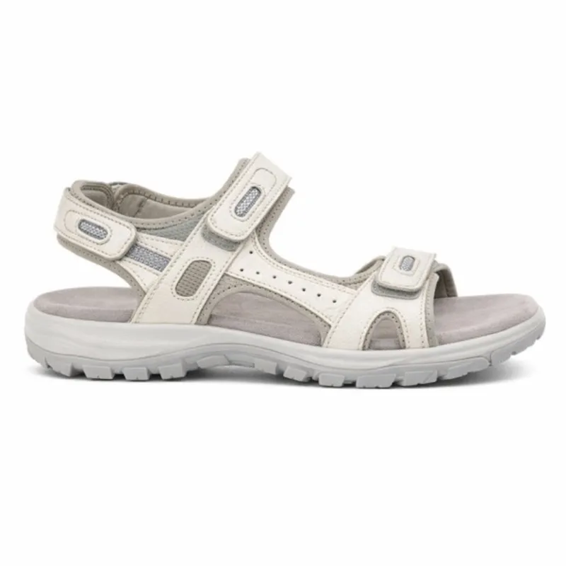 Mod Comfys JESS Womens Ankle Strap Sandals White made by Shuperb