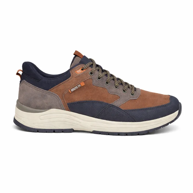 R21 Original M047 Mens Casual Trainers Brown/Black made by Shuperb