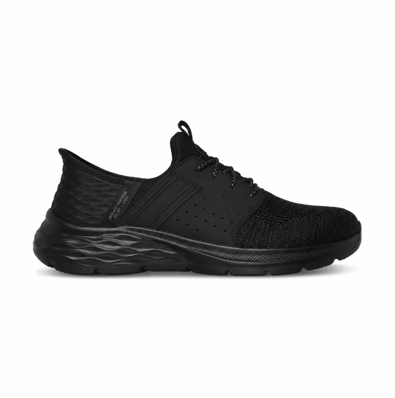 Skechers GARNER - NEWICK Mens Casual Trainers Black made by Skechers