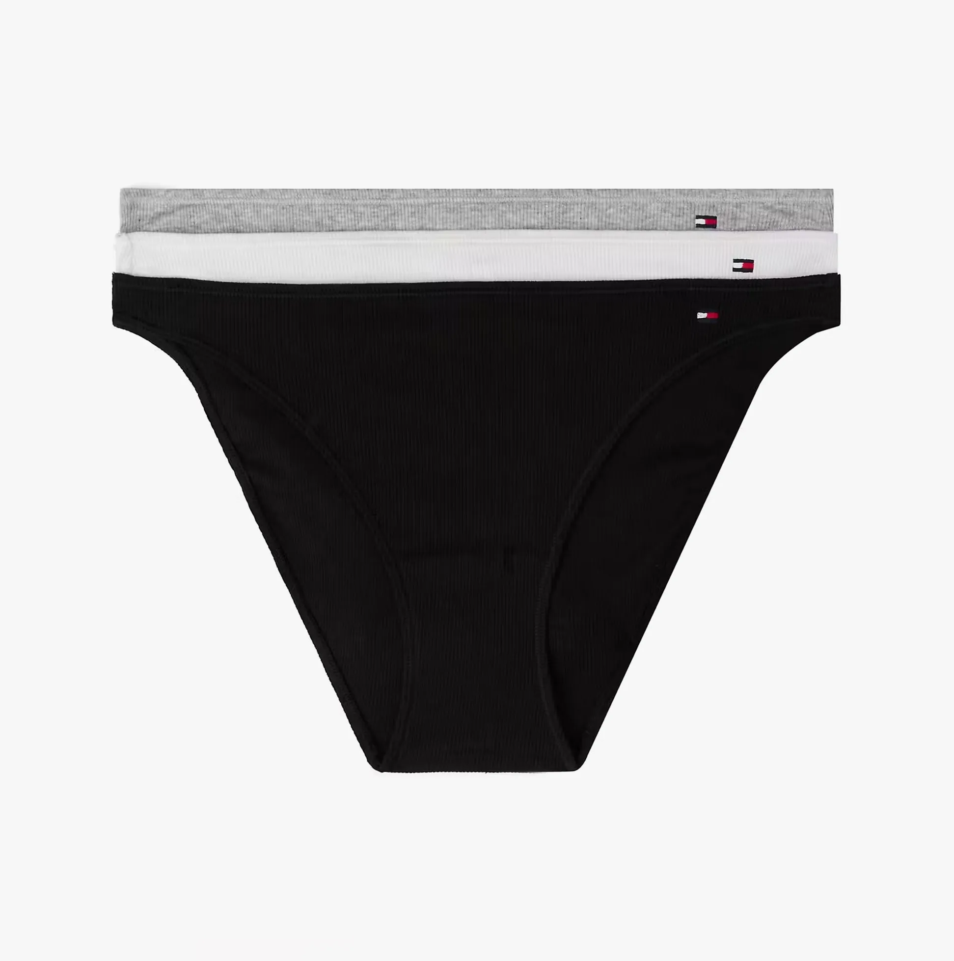 Tommy Hilfiger Womens 3 Pack LRX Dipped Bikini Multicoloured sold by Shuperb
