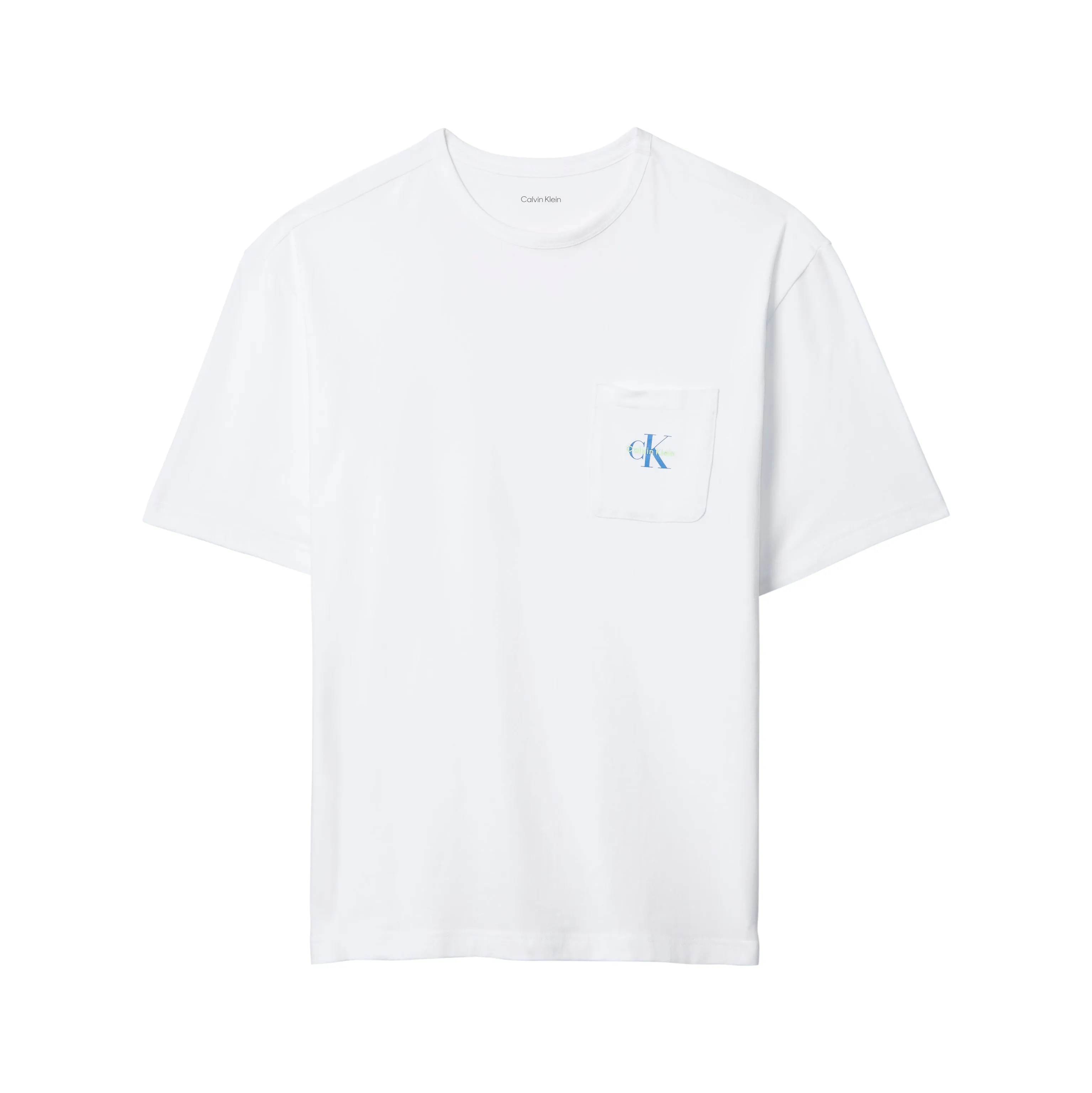 Calvin Klein MONOGRAM S/S CREW NECK Mens T-Shirt Classic White sold by Shuperb