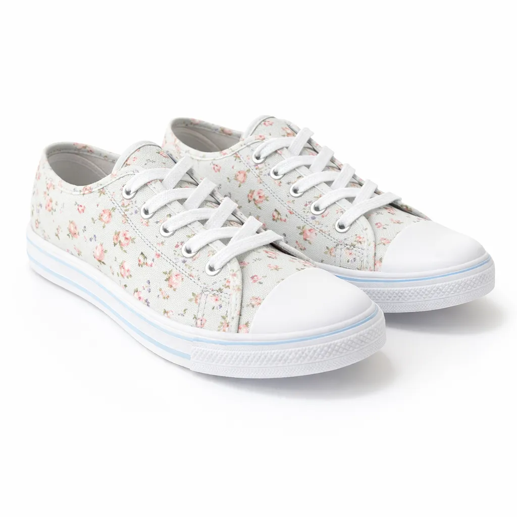 DEK EMILY Womens Casual Shoes Light Grey Floral sold by Shuperb product image thumbnail 4