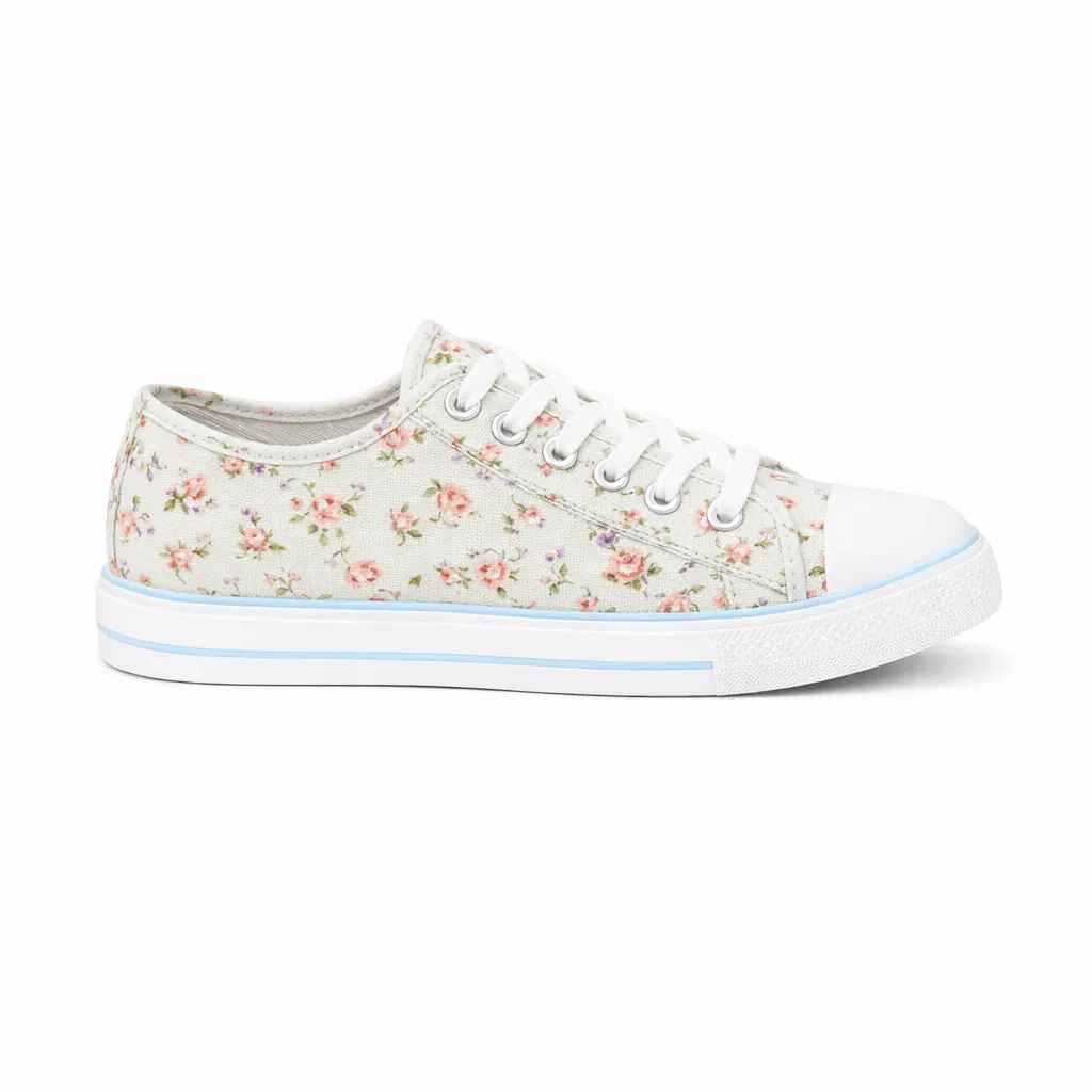 DEK EMILY Womens Casual Shoes Light Grey Floral sold by Shuperb