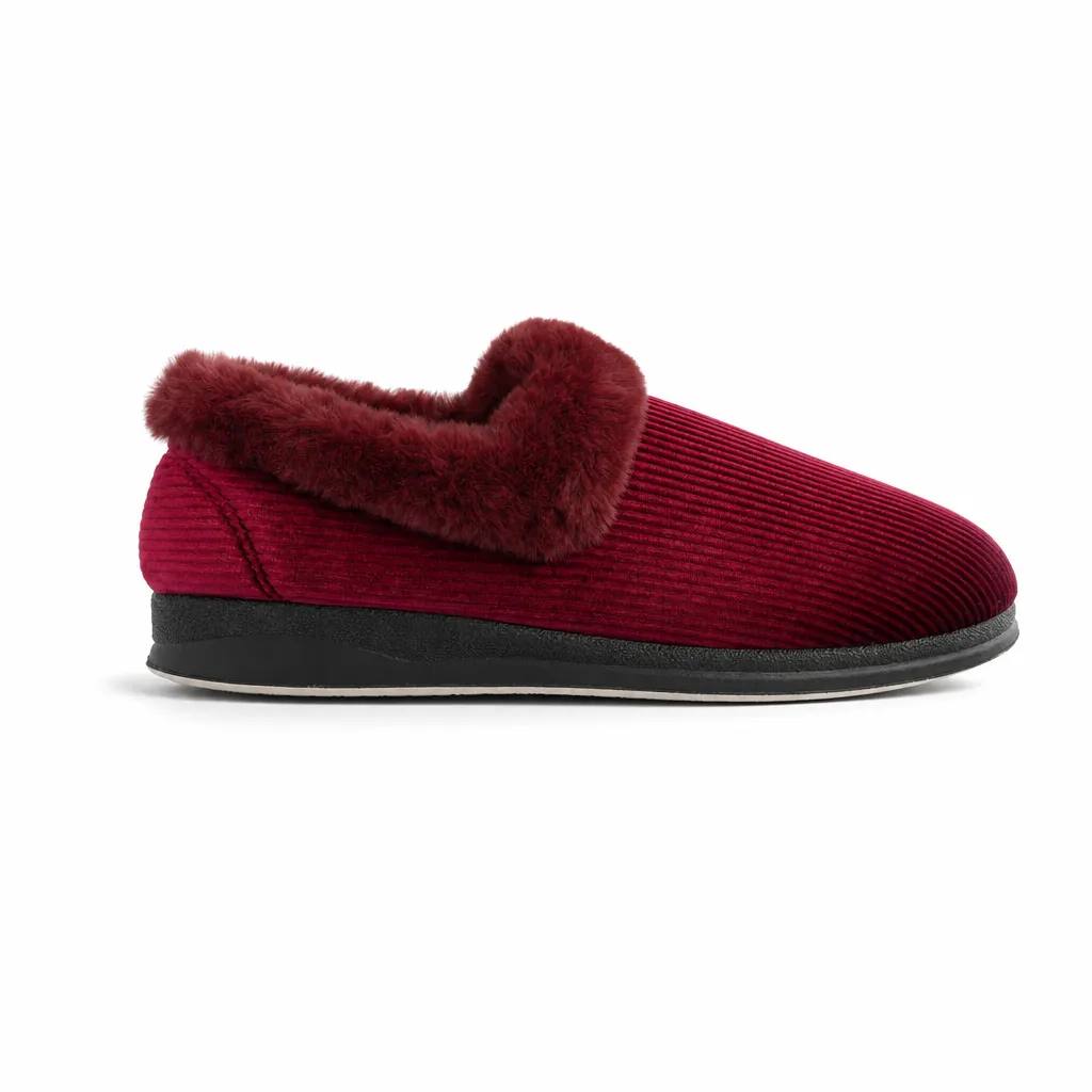 Padders REPOSE Womens Full Slippers Red sold by Shuperb