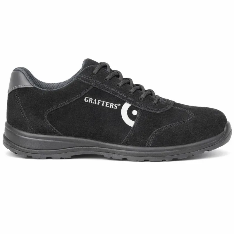 Grafters BOBBY Mens Safety Shoes Black made by Shuperb