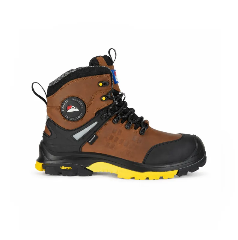 Himalayan 5802 Unisex Adults Safety Boots Brown made by Shuperb