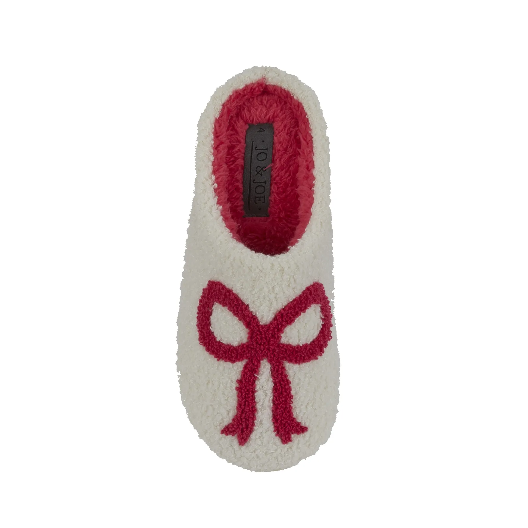 Jo & Joe BOW Womens Mule Slippers Cream sold by Shuperb product image thumbnail 4