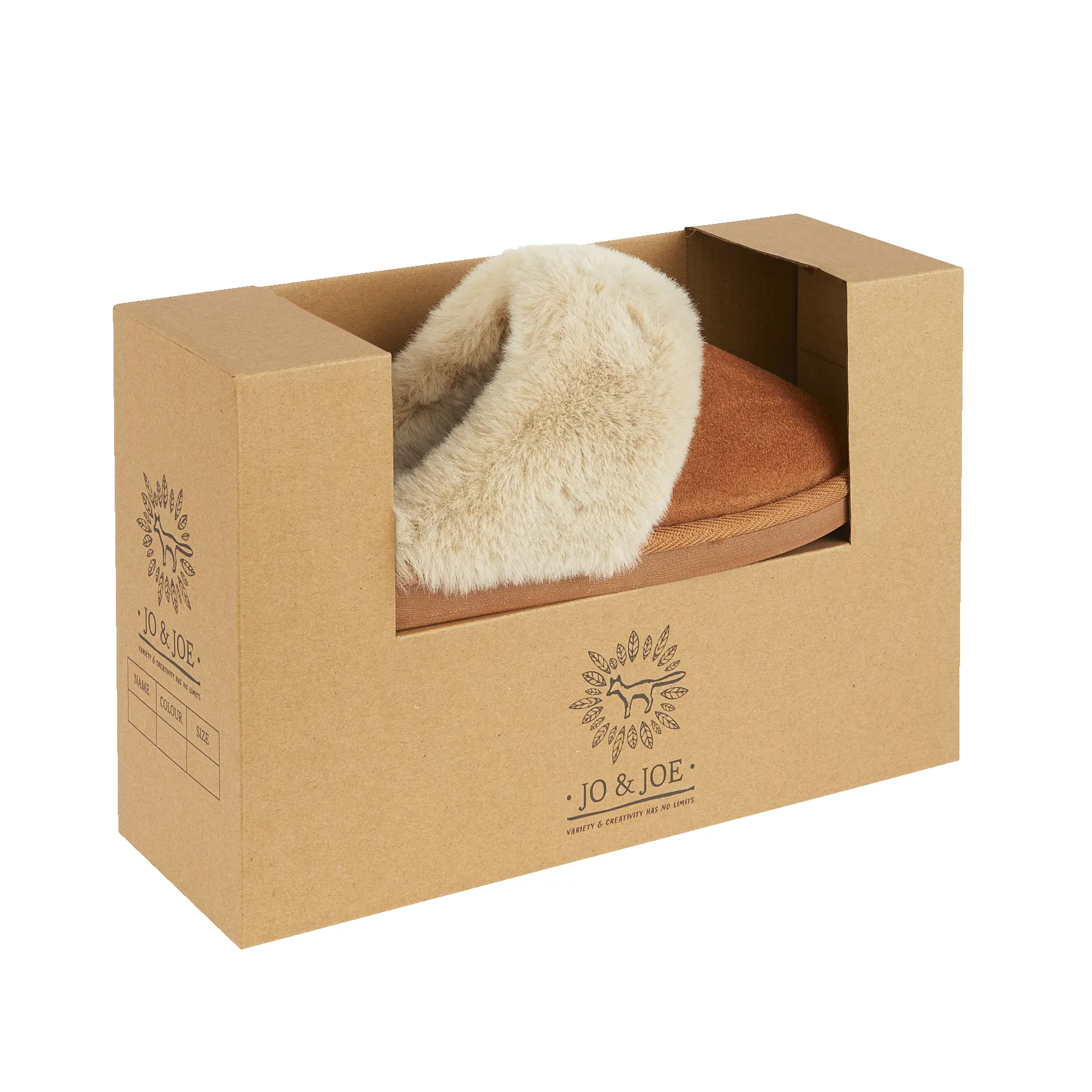 Jo & Joe CRATHIE Womens Mule Slippers Cognac sold by Shuperb product image thumbnail 4