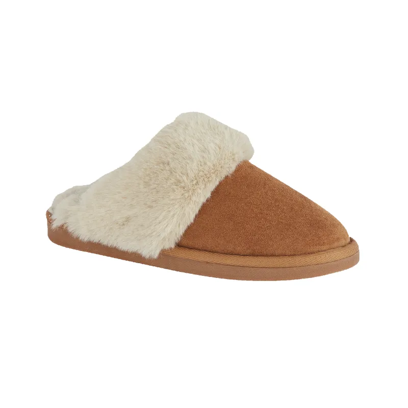 Jo & Joe CRATHIE Womens Mule Slippers Cognac made by Shuperb