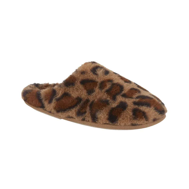 Jo & Joe CALLIE Womens Mule Slippers Leopard made by Shuperb