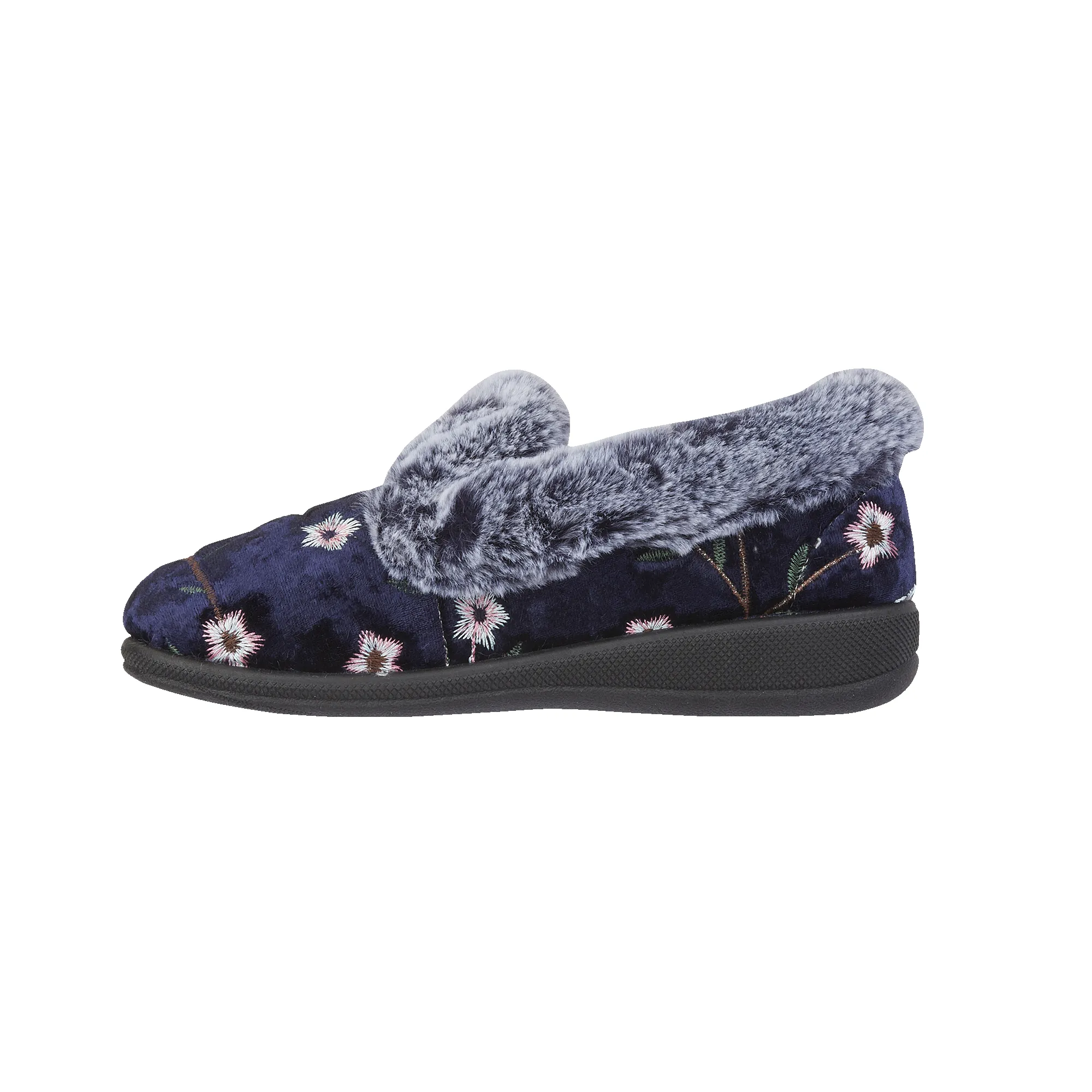 Jo & Joe MABEL Womens Full Slippers Navy sold by Shuperb product image thumbnail 3
