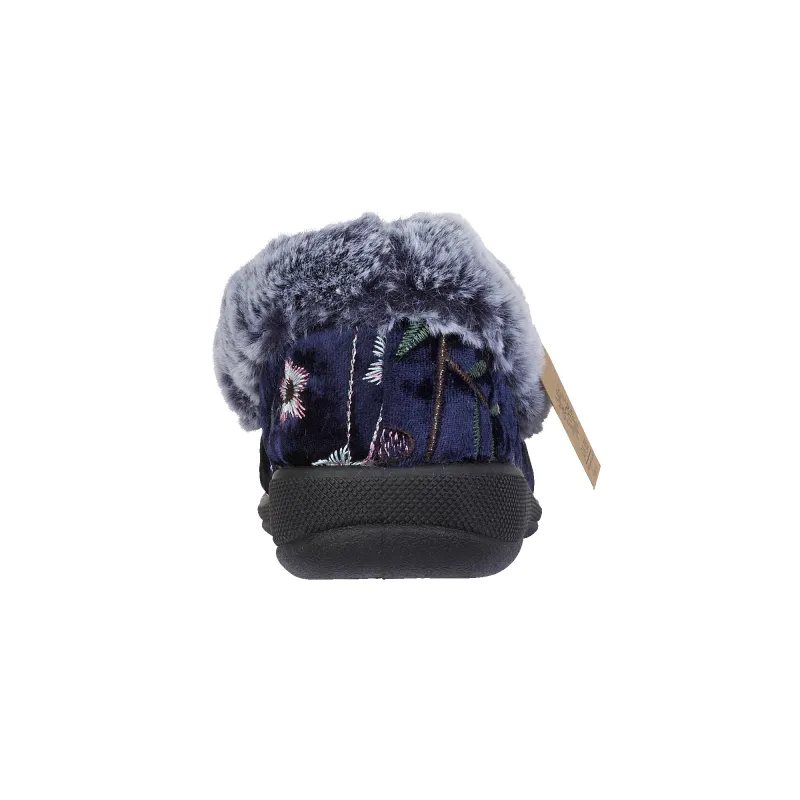 Jo & Joe MABEL Womens Full Slippers Navy made by Shuperb