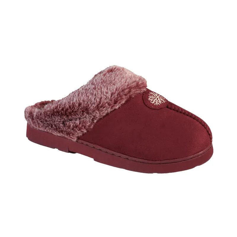 Jo & Joe SPLENDOUR Womens Mule Slippers Plum made by Shuperb