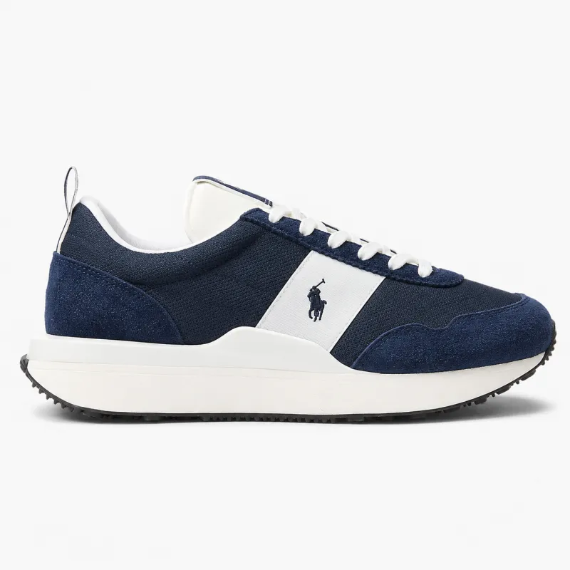 Polo Ralph Lauren TRAIN 89 RIB Mens Casual Trainers Navy/Deckwash White made by Polo by Ralph Lauren
