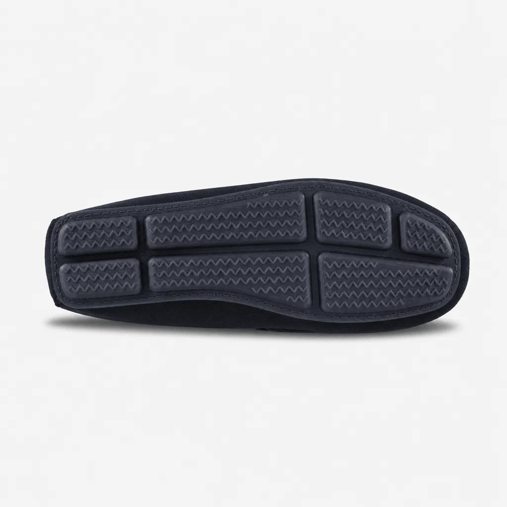 Totes Isotoner HERRINGBONE LINED MOCCASIN Mens Moccasins Navy sold by Shuperb product image thumbnail 5