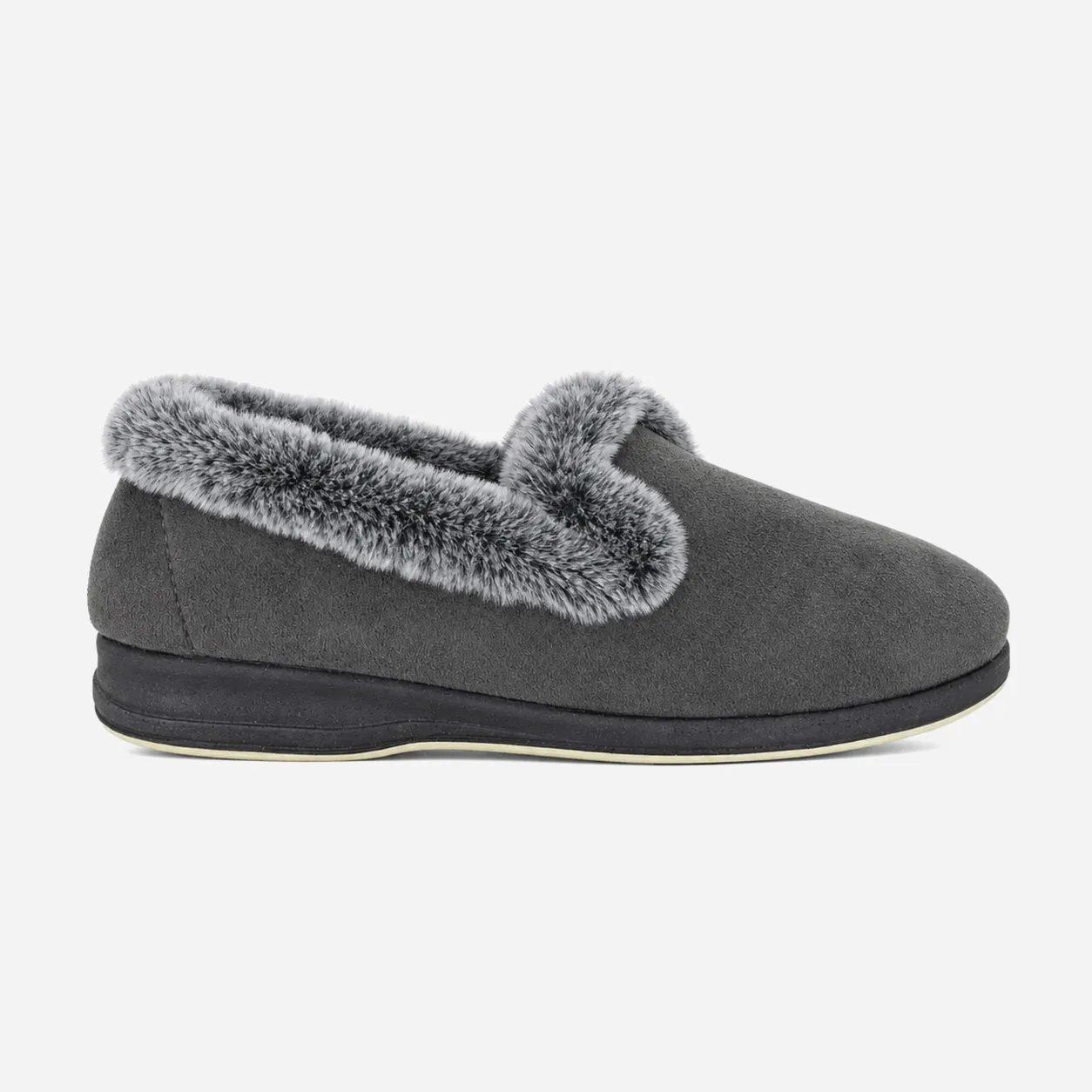 Sleepers MONICA Womens Full Slippers Grey sold by Shuperb