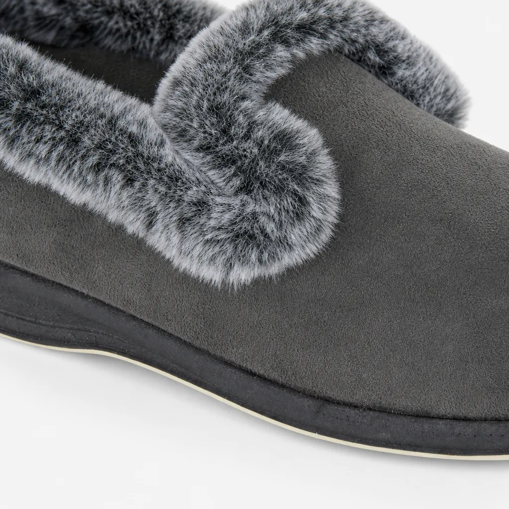 Sleepers MONICA Womens Full Slippers Grey sold by Shuperb product image thumbnail 3