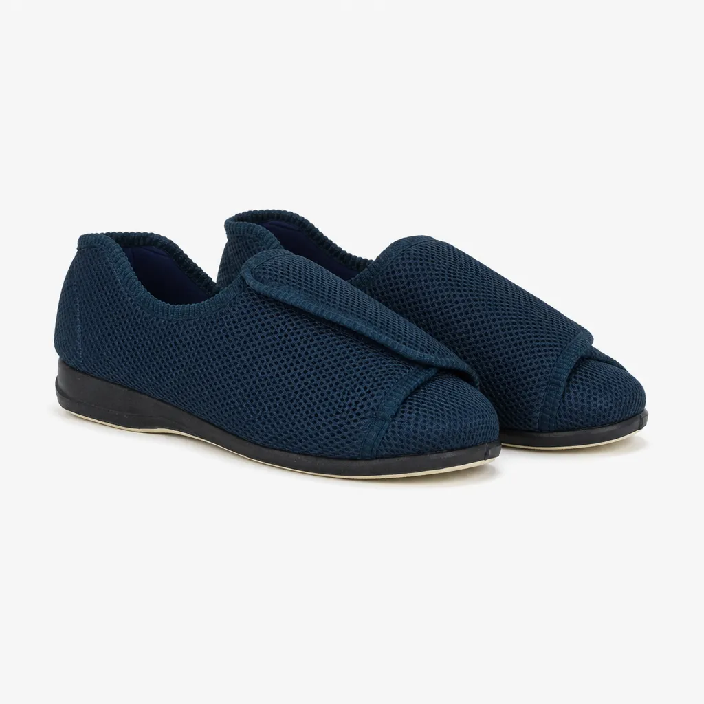 Sleepers TERRY Mens Full Slippers Navy Blue sold by Shuperb product image thumbnail 2
