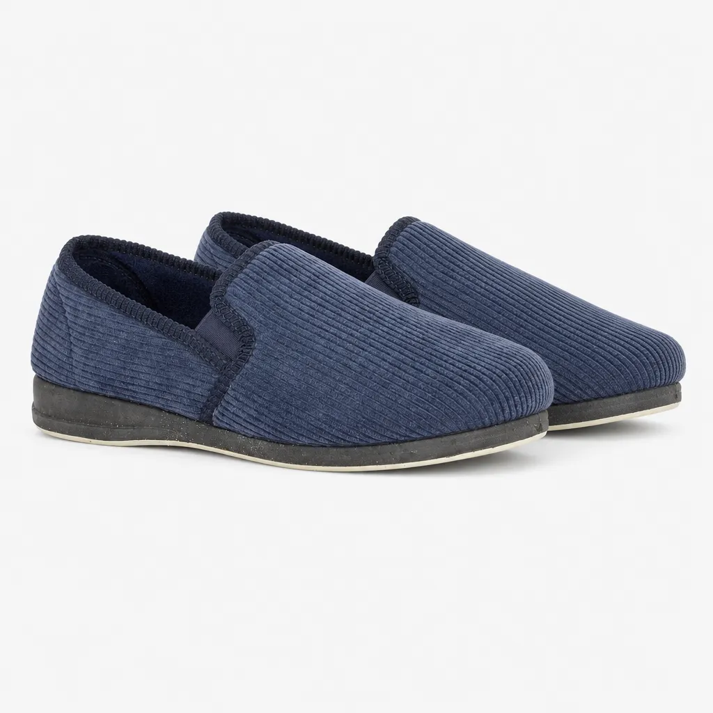 Sleepers PHIL Mens Full Slippers Navy sold by Shuperb product image thumbnail 2