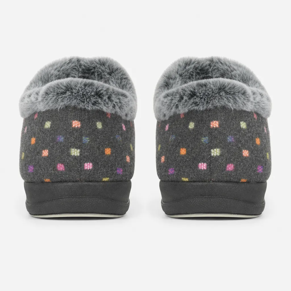 Sleepers NANCY Womens Full Slippers Grey sold by Shuperb product image thumbnail 3