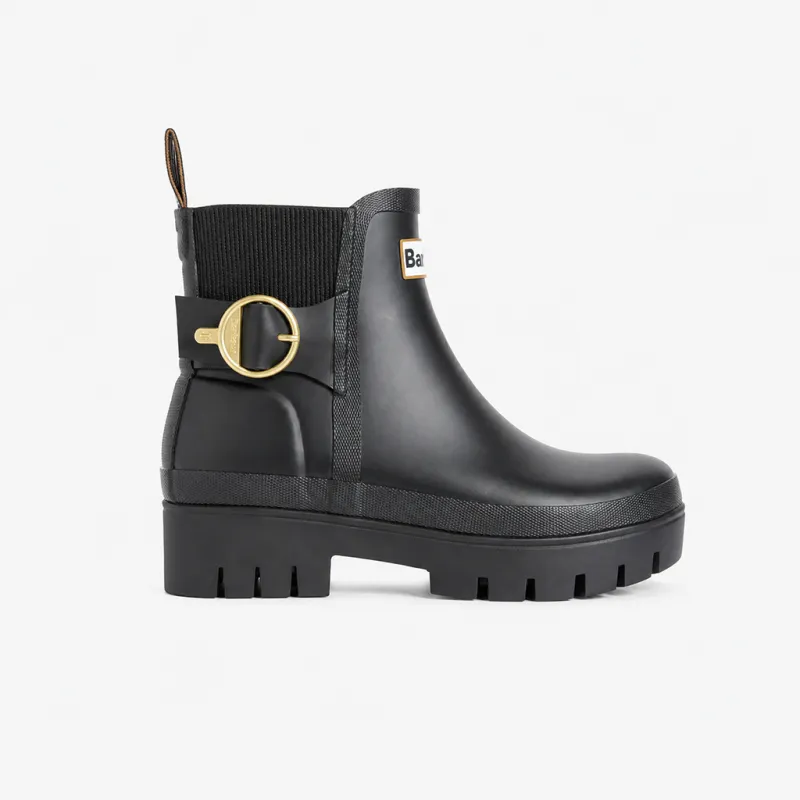 Barbour HEPBURN ANKLE Womens Wellingtons Black made by Barbour