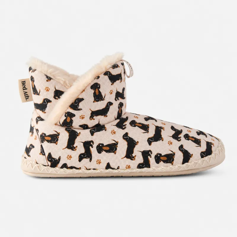 Bedroom Athletics LILY Womens Slipper Boots Beige made by Shuperb